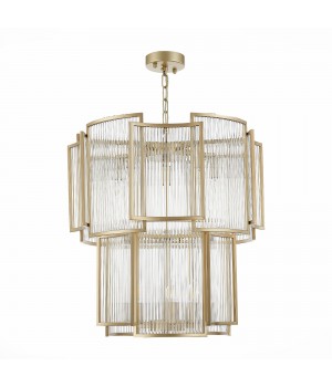 SL1234.203.08 Люстра подвесная ST-Luce Шампань/Прозрачный, Шампань E14 8*60W Cosenza-foto2