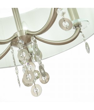 SL1757.113.05 Люстра подвесная ST-Luce Никель/Белый E14 5*40W KATENA-foto3