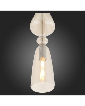 SL373.303.01 Подвес ST-Luce Хром/Янтарный G9 1*5W BRICHERE-foto9