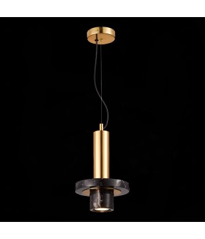 SL1210.403.01 Светильник подвесной ST-Luce Золотистый/Черный GU10 1*5W PIETRA-foto9
