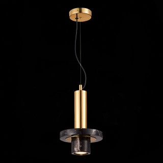 SL1210.403.01 Светильник подвесной ST-Luce Золотистый/Черный GU10 1*5W PIETRA-foto9