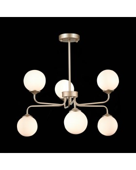 SLE106203-06 Светильник подвесной ST-Luce Золотистый/Белый G9 LED 6*5W REDJINO-foto3