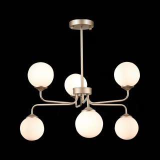 SLE106203-06 Светильник подвесной ST-Luce Золотистый/Белый G9 LED 6*5W REDJINO-foto3