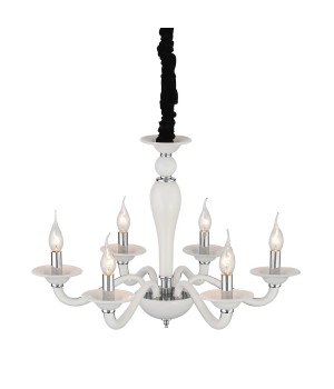 SL1112.503.06 Люстра подвесная ST-Luce Хром, Белый/Белый E14 6*40W SERENATTA-foto14