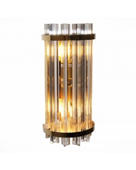 SL1179.201.02 Бра ST-Luce Золотистый/Золотистый, Прозрачный E14 2*40W Arezzo-foto3