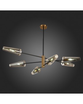 SL1209.302.06 Светильник потолочный ST-Luce Бронза,Черный/Дымчатый E14 6*40W MORAVE-foto5