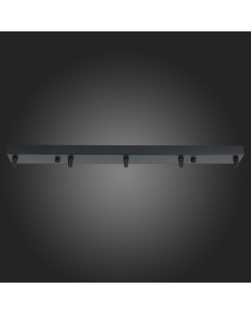 SL001.413.05 Потолочное крепление на 5 ламп (прямоугольное) ST-Luce Черный SL001-foto3