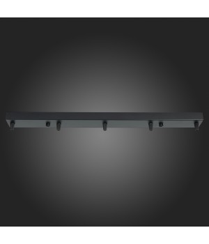 SL001.413.05 Потолочное крепление на 5 ламп (прямоугольное) ST-Luce Черный SL001-foto3