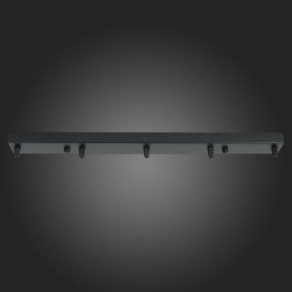 SL001.413.05 Потолочное крепление на 5 ламп (прямоугольное) ST-Luce Черный SL001-foto3