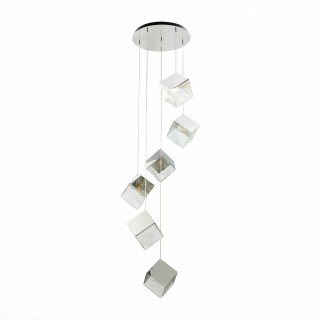 SL1182.103.06 Светильник подвесной ST-Luce Хром/Прозрачный, Хром G9 6*5W RIELLO-foto2