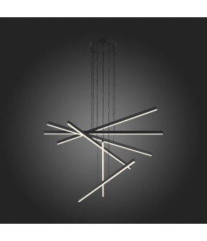 SL394.423.06 Люстра подвесная ST-Luce Черный/Белый LED 1*100W 4000K BASONI-foto5