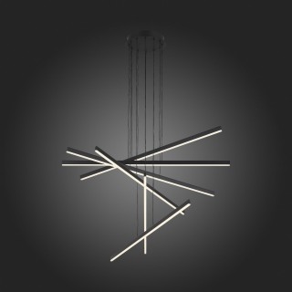 SL394.423.06 Люстра подвесная ST-Luce Черный/Белый LED 1*100W 4000K BASONI-foto5