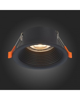 ST202.408.01 Св-к встр. Мат. черный GU10 1*50W D89xH40 220V Без ламп MOBARRA-foto7