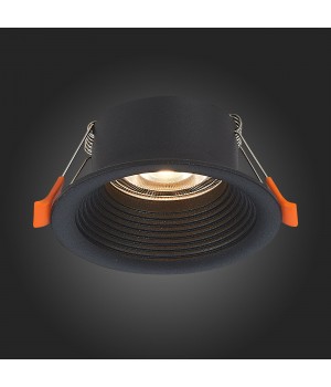 ST202.408.01 Св-к встр. Мат. черный GU10 1*50W D89xH40 220V Без ламп MOBARRA-foto7