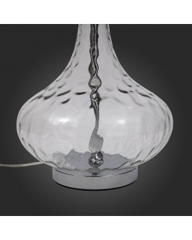 SL973.104.01 Прикроватная лампа ST-Luce Хром, Прозрачный/Белый E27 1*60W (из 2-х коробок) AMPOLLA-foto9