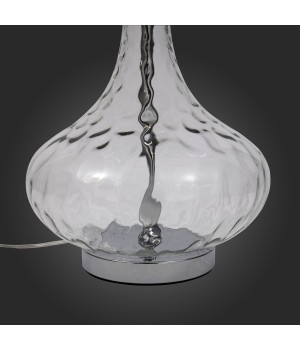 SL973.104.01 Прикроватная лампа ST-Luce Хром, Прозрачный/Белый E27 1*60W (из 2-х коробок) AMPOLLA-foto9