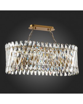 SL1170.303.10 Светильник подвесной ST-Luce Латунь/Прозрачный E14 10*40W FABIO-foto4