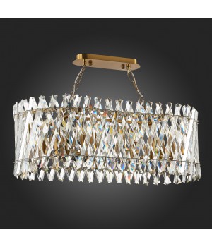 SL1170.303.10 Светильник подвесной ST-Luce Латунь/Прозрачный E14 10*40W FABIO-foto4