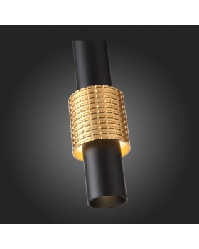 SL1591.403.01 Светильник подвесной ST-Luce Черный, Анодированный золотой/Черный LED 1*6W 3000K BALLITO-foto8