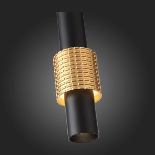 SL1591.403.01 Светильник подвесной ST-Luce Черный, Анодированный золотой/Черный LED 1*6W 3000K BALLITO-foto8