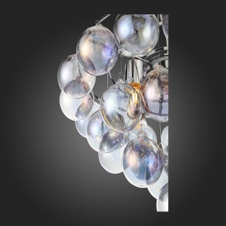 SL432.703.05 Люстра подвесная ST-Luce Хром/Перламутровый E27 5*60W SOSPIRO-foto4