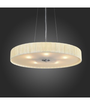 SL357.503.05 Светильник подвесной ST-Luce Хром/Слоновая Кость E27 5*40W RONDELLA-foto5