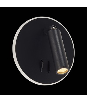SL1586.413.01 Светильник настенный Черный LED 1*8W 3000K 624Lm Ra>80 24° IP20 L-xW140xH140 170-240V BONDI-foto6