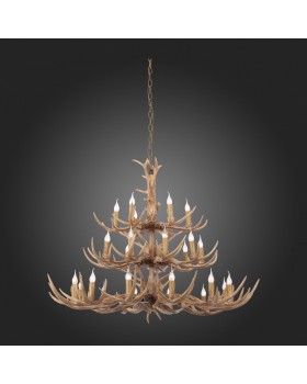 SL153.703.27 Люстра подвесная ST-Luce Светло-коричневый E14 27*40W (из 3-х коробок) RENNA-foto5