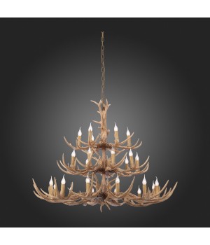 SL153.703.27 Люстра подвесная ST-Luce Светло-коричневый E14 27*40W (из 3-х коробок) RENNA-foto5