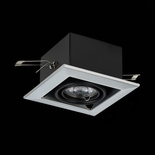 ST250.148.01 Св-к встр. Черный GU10 1*50W  L126xW126xH70 220V Без ламп HEMI-foto5