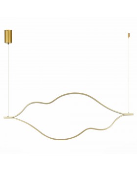 SL6106.203.45 Светильник подвесной ST-Luce Золотистый/Белый LED 1*45W 4000K Cortile-foto2