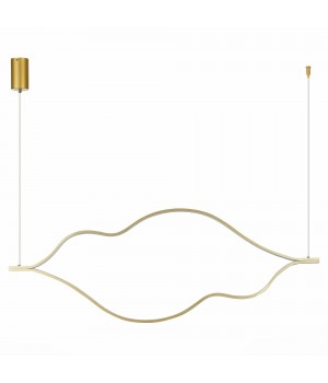 SL6106.203.45 Светильник подвесной ST-Luce Золотистый/Белый LED 1*45W 4000K Cortile-foto2