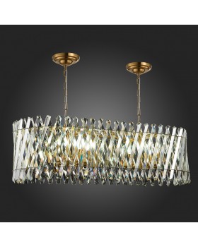 SL1170.303.12 Светильник подвесной ST-Luce Латунь/Прозрачный E14 12*40W FABIO-foto3