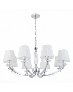 SL1756.103.08 Светильник подвесной ST-Luce Хром/Светло-серый E14 8*40W BELLO-foto2