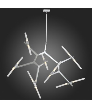 SL947.102.14 Люстра потолочная ST-Luce Серебристый/Белый G9 14*5W LACONICITA-foto3