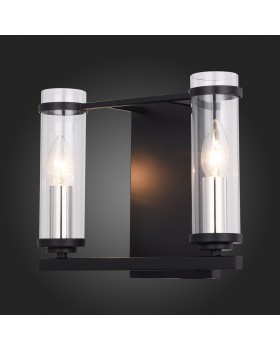 SL334.401.02 Бра ST-Luce Черный, Никель/Прозрачный E14 2*60W BICHERO-foto8