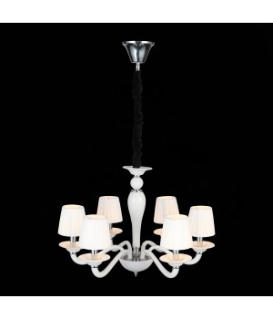 SL1112.503.06 Люстра подвесная ST-Luce Хром, Белый/Белый E14 6*40W SERENATTA-foto4