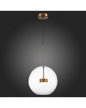 SL1133.223.01 Светильник подвесной ST-Luce Латунь/Прозрачный LED 1*14W 3000K BOPONE-foto5