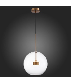SL1133.223.01 Светильник подвесной ST-Luce Латунь/Прозрачный LED 1*14W 3000K BOPONE-foto5