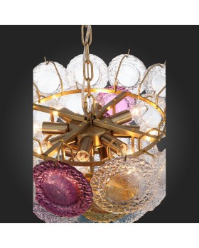 SL420.203.11 Люстра подвесная ST-Luce Золотистый/Разноцветный E14 11*40W CONELI-foto12