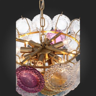 SL420.203.11 Люстра подвесная ST-Luce Золотистый/Разноцветный E14 11*40W CONELI-foto12