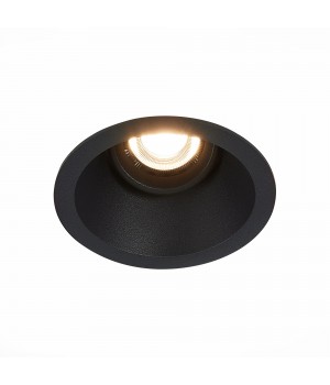 ST207.408.01 Св-к встр. Мат. черный GU10 1*50W D103xH52 220V Без ламп GROSI-foto3