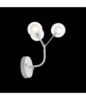 SL376.501.03 Бра ST-Luce Белый/Белый,Прозрачный G4 LED 3*2W DEMELE-foto4