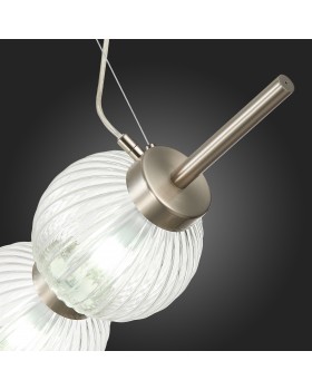 SL1155.113.03 Светильник подвесной ST-Luce Никель/Прозрачный E14 3*40W MARENA-foto12