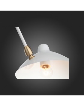 SL305.502.06 Люстра потолочная ST-Luce Белый/Белый E27 5*60W SPRUZZO-foto4