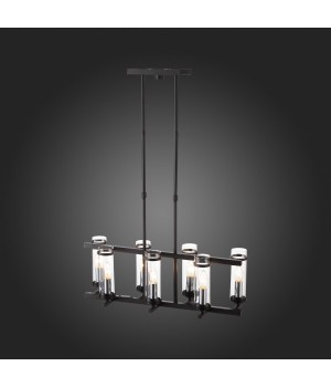 SL334.403.07 Люстра подвесная ST-Luce Черный, Никель/Прозрачный E14 7*60W BICHERO-foto4