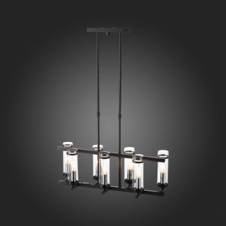 SL334.403.07 Люстра подвесная ST-Luce Черный, Никель/Прозрачный E14 7*60W BICHERO-foto4