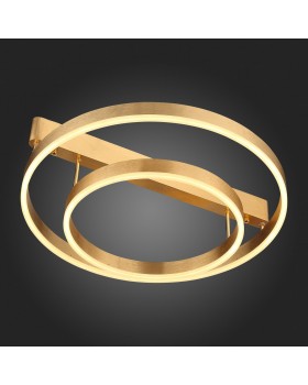 SL944.202.02 Люстра потолочная ST-Luce Анодированный золотой/Белый LED 1*34W 3000K-6000K ONZE-foto4