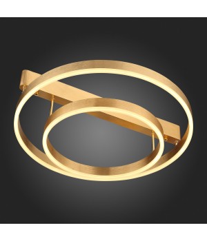 SL944.202.02 Люстра потолочная ST-Luce Анодированный золотой/Белый LED 1*34W 3000K-6000K ONZE-foto4