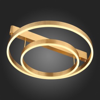 SL944.202.02 Люстра потолочная ST-Luce Анодированный золотой/Белый LED 1*34W 3000K-6000K ONZE-foto4